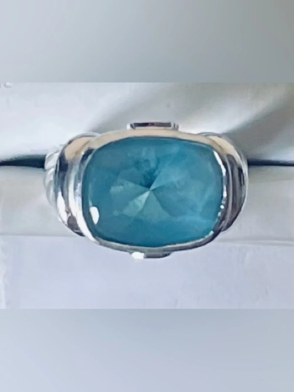 Sterling Silver and Blue Topaz Ring
